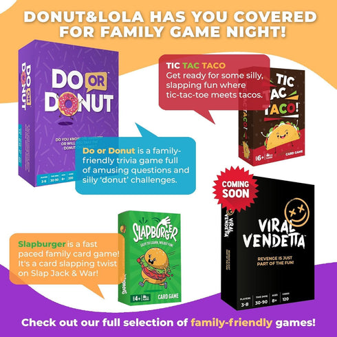 6+ Slapburger Viral Vendetta Party - Fun and Engaging Card Game for Ages Family & Friends Party Play Easy to Play