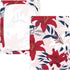 CZXW 52" 28" Hawaiian Floral Red White Crib Sheets Fitted x Natural Cotton Soft & Breathable for Baby Crib Mattress