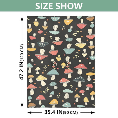Dalzium Mushroom Car Seat Cover Baby Girl Boy, Carseat Canopy Cover Breathable Baby Carrier Cover Stroller Sun Shade
