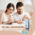 Set,3 in1 Kit,1 Pack 2 SAMEBUTECO Baby Hair Brush Goat Hair Bristles Brush Pieces Silicone Cradle Cap Brushes Wood