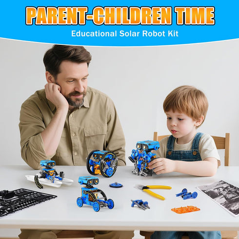 12 1 8-12, 8 9 10 11 12 13 AESGOGO in STEM Solar Power Robots Toys for Boys Age DIY Educational Science Building
