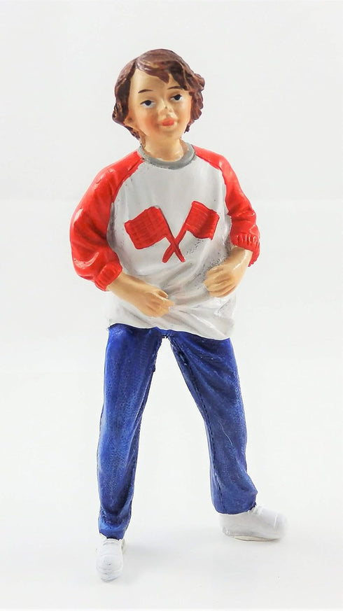 Melody Jane Dollhouse People Modern Boy in Jeans, 1:12 Scale Resin Figure