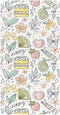 miaozhen Cotton Baby Crib Sheets Soft Cute Doodle Drawings Flower Fruit Cake Colorful