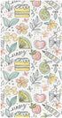 miaozhen Cotton Baby Crib Sheets Soft Cute Doodle Drawings Flower Fruit Cake Colorful