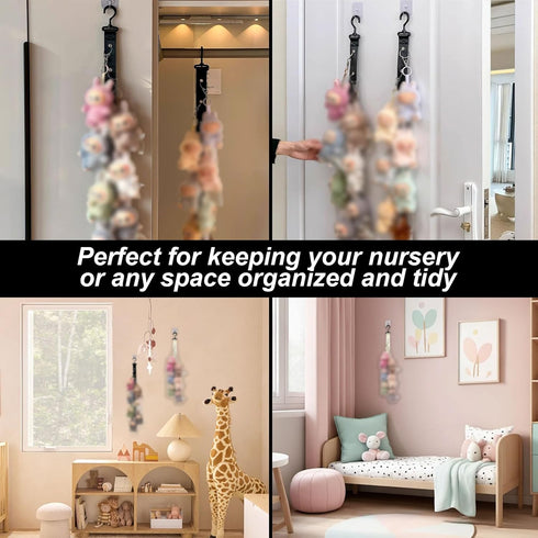hinbkenla 2pcs For15-17cm 8 Plush Toy Display Strap Blind Box Style Dolls,Stuffed Doll Storage