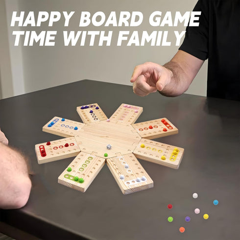 WGYKLRL 2 8 3 32 16 Wooden Board Game, The Wooden Board Can Provide a Gaming Experience for to Players, Featuring