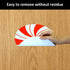 24 PCS Self-Adhesive Peppermint Floor Decals Stickers for Christmas, Valentine's Day Party Decorations