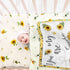 3 Set Mixweer Pcs Sunflower Bee Baby Crib Bedding Baby Girl Yellow Crib Sheets You Are My Sunshine Toddle Sheets Yellow
