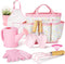 Kids Gardening Set, Gardening Tools Kit for Kids and Toddler, Includes Wooden