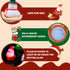 1-3: 6 Packs Set Christmas Bath Toys for Toddlers Light-Up Floating Baby Toddler Kids Bath Toys for Boys & Girls