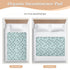 siphylline 52" 34" Animal Cat Paw Black White Cyan Extra Large Resuable Potty Training Pad Highly Absorbent Baby Diaper