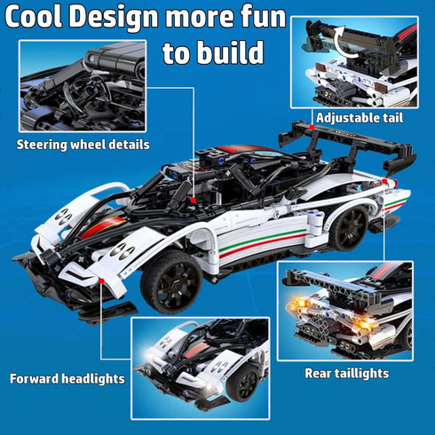 WisePlay Model Cars for Adults and Kids 9-12 Year - Build Your Own Remote Control Car STEM Projects