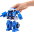 Super Wings 7" Paul's Police Cruiser with 2" Transform-a-Bot Paul Mini Figure, Fun Preschool Toy Plane