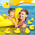 20 Swimming (5 Inch) Deekin Pcs Large Yellow Rubber Ducks Bulk Large Duck Squeak Rubber Bathtub Floating Bath