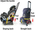 Car Seat Dolly for Airport - CarSeat Roller Cart Wheels for Airplane - Car Seat Travel Cart Carrier with Straps