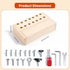 Set,Montessori 3 4 5 Set,Sensory INIFEIDALA Kids Tool Educational Toys for Year Old,Montessori Screwdriver Board
