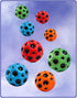 4-piece space ball set, high bouncing, sky balls, rubber, sensory, stress relief, hand-eye coordination, grip and catch, kids and toddlers fun.