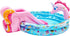 BANZAI Spray 'N Splash Unicorn Pool, Inflatable Outdoor Backyard Water Slide, 78 in Length