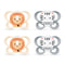 NUK Perfect Match Air Pacifiers, 6-18 Months, 4 Pack