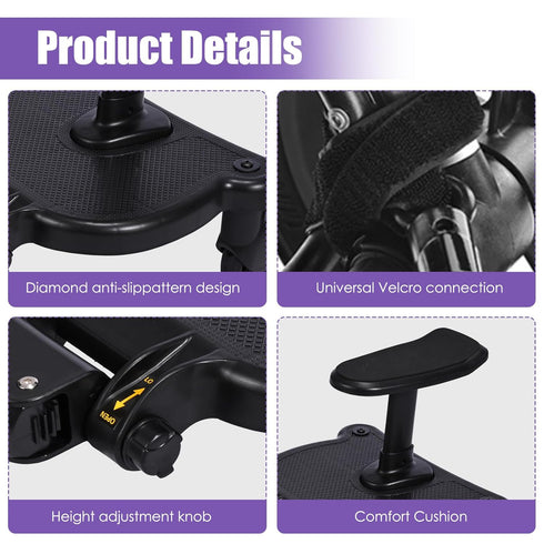 Buggy Board Universal Stroller Board with Detachable Seat, 2in1 Sit and Stand Attachment for Toddler, Holds 55lbs