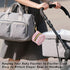 PYBUG Rabbit Round Pacifier Storage Case, Polyester & TPU Lined with Hook Buckle, Pacifier Container Box for Baby