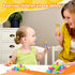 20 (20) PCS Sensory Bin Tools Toddler Plastic Tweezers Fine Motor Toys Experiments Toy Plastic Tweezers for Kids