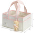 PeraBella Baby Diaper Caddy Organizer, Baby Basket Shower Gift Caddy, Portable Felt Changing Table Basket, Nursery