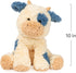 GUND Cozys Collection Cow, Stuffed Animal Plush Toy for Ages 1 and Up, Cream/Blue, 10”