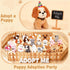Niceup 24PCS Adopt a Puppy Party Favors Kids Mini Plush Dog Non-candy Easter Basket Stuffers Bulk Stuffed Animals Dog