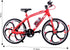 1:10 Scale Die-Cast Alloy Mini Mountain Bike Bicycle Model Toy Desktop Decoration Crafts for Cycling Lovers Bike Racers