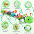 0-6 6-12 Toys,Tummy 0-3-6-12 Sumobaby Baby Toys Months, Music Caterpillar Plush Toy with Baby Mirror, Pull