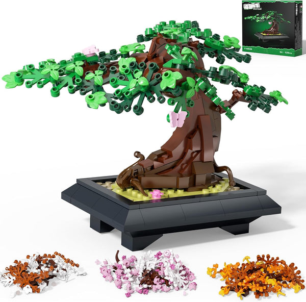 SHAREHB Bonsai Tree Building Sets - 4 in 1 Four Seasons Bonsai DIY