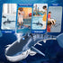 2.4Ghz 6 7 8 1:18 JUKUDAHU Remote Control Shark Toys for Kids Years Old, Scale High Simulation Shark for Pool, Bath