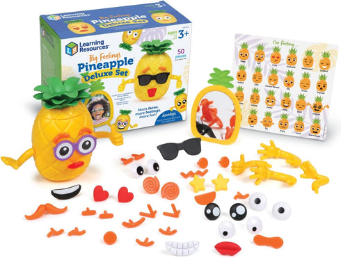 Learning Resources Big Feelings Pineapple Deluxe Set - Fine Motor Toys, Social