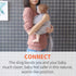 Baby Ring Sling Baby Carrier, Soft Baby Sling Carrier for Newborn to Toddler, Lightweight Breathable Adjustable Baby