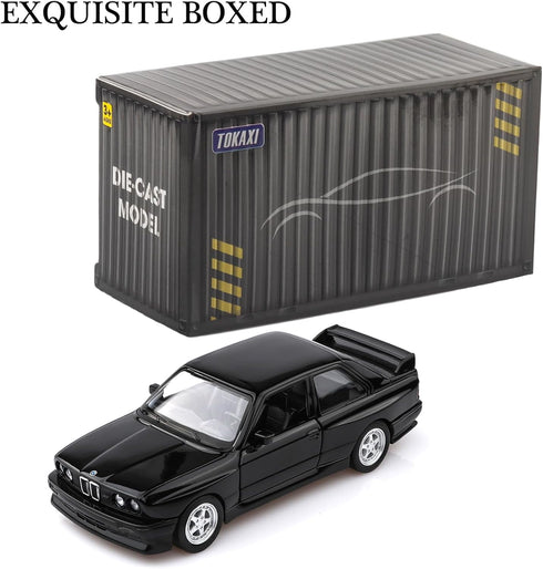 1/36 Scale 1987 BMW M3 Diecast Model Cars - Pull Back Vehicles BMW Toy Cars for Boys and Girls