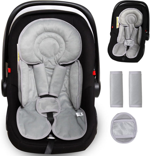 Kaelox Infant Car Seat Insert for Newborn Girls Boys, 3 in 1 Reversible