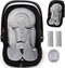 Kaelox Infant Car Seat Insert for Newborn Girls Boys, 3 in 1 Reversible