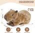 Capybara Stuffed Animals, Microwavable Stuffed Animal Adorable Fluffy Capybara Plush for Warmth Comfort, Heatable