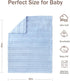 30 40 Inches 320GSM HOMRITAR Baby Blanket for Boys Girls Ultra Soft Warm Fleece Fluffy Blue Blanket for Toddler