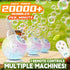 90/360 7-Color Rechargeable Bubble Machine - Auto Rotation, Remote Control, RGB, Larger Bubbles Design, Bubbles Maker