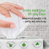 80 count pack Bamboo Baby Wipes Unscented, Plant based Diaper Wipes for Sensitive Skin, Water based Wipes Baby
