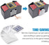 S SUNSBELL Automatic Card Shuffler - Battery Operated Poker Shuffling Machine for Five Crowns, Poker, Blackjack
