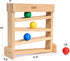 1-3 Montessori Ball Drop Toy, Wooden Ball Tracker, Early Developmental Pound Toys for Toddlers for Year Old, Boys Girls