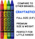 52 Sets 4-Packs (208 Count Packs, Craytastic! of in Cello total bulk Crayons) - Large Box of Crayons Bulk For School