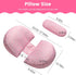 Pregnancy Pillow for Sleeping, Soft Maternity Body Pillow for Side Sleepers, Wedge Support for Back, Belly, Legs