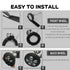4Pcs (2Pcs 2 Baby Stroller Wheel Cover,Dustproof Kid Baby Wheelchair Protector Baby Stroller Wheel Covers Pushchair