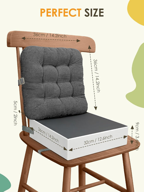 JLGCUF Booster Seat for Kitchen Chair, Toddler Booster Seats with Adjustable Washable Safety Belts,Kitchen Dining Table