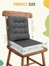 JLGCUF Booster Seat for Kitchen Chair, Toddler Booster Seats with Adjustable Washable Safety Belts,Kitchen Dining Table