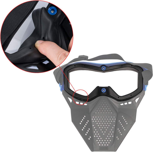 Tactical Mask for Nerf Rival, Compatible with Apollo, Zeus, Khaos, Atlas, Artemis Blasters